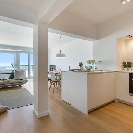 Daire Seacarl - Stunning With Frontal Sea View Nieuwpoort